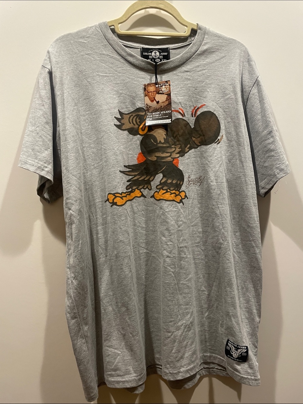 Sailor Jerry XL Grey T-Shirt